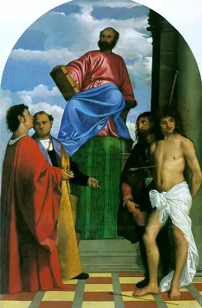 Saint Mark Enthroned Titian